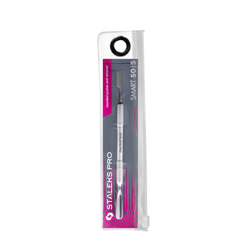 Staleks Cuticle Pusher Rounded + Cleaner Smart 50 Type 5 (PS-50/5)
