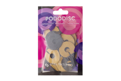 Staleks Ring-Shaped Refill Pads For Pododisc L Black (50 pc) (PDFR-25 series)