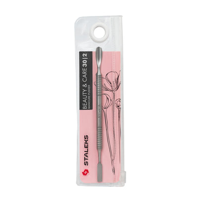 Staleks Pusher Rounded Narrow + Cleaner Beauty & Care 30 Type 2 (PBC-30/2)