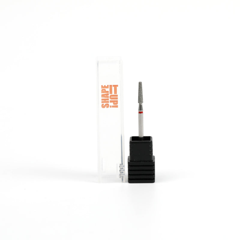 Shape It Up Diamond Frees Bit Long Frustum 2.5mm Red (Manicure Pedicure)