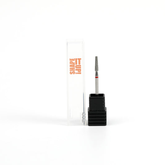 Shape It Up Diamond Frees Bit Long Frustum 2.5mm Red (Manicure Pedicure)