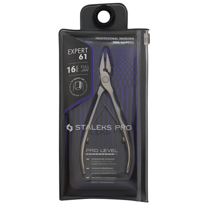 Staleks Professional Pedicure Ingrown Toenail Nipper Expert 61 16 mm Full Jaw (NE-61-16)