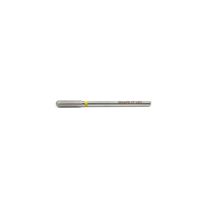 Shape It Up Diamond Frees Bit Long Cylinder Rounded 3.0 mm Yellow (Manicure Pedicure)