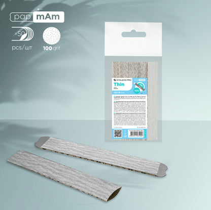 Staleks Pro Smart 22 PapmAm Straight File 50 pcs (DFC-22 series)