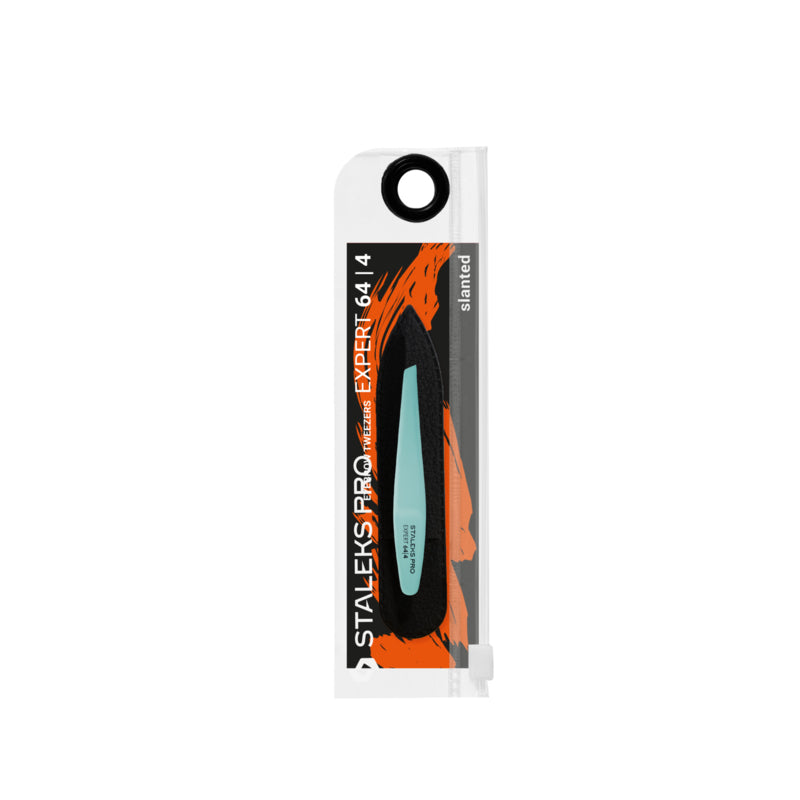Staleks Pro Eyebrow Tweezers Expert 64 Type 4 Narrow Slanted (TE-64/4)