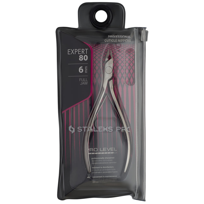 Staleks Professional Cuticle Nippers Expert 80 6 mm Full Jaw (NE-80-6)