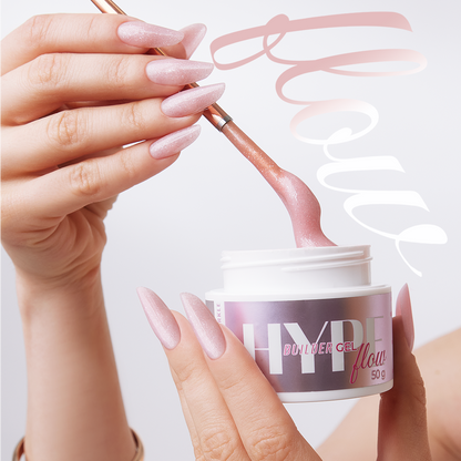 Mistero Milano Hype Flow Builder Gel Rosy Sparkle (2112)