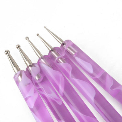 Shape It Up Nail Art Dotting Tools 5 Pieces