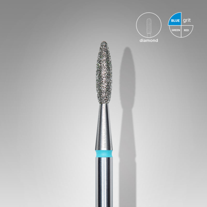 Staleks Diamond Bit Flame Blue 2.1mm (Manicure Pedicure) (FA10B021/8K)