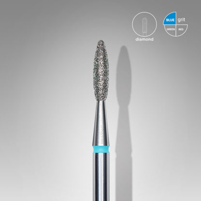 Staleks Diamond Bit Flame Blue 2.1mm (Manicure Pedicure) (FA10B021/8K)