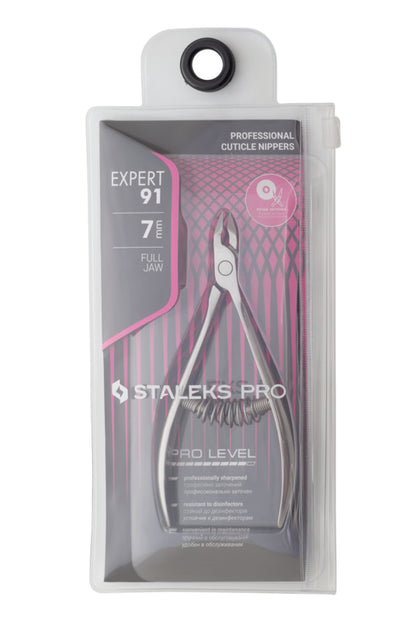 Staleks Pro Expert 91 7mm Full Jaw Cuticle Nippers (NE-91-7)