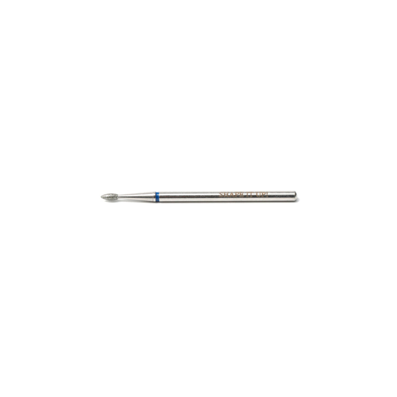 Shape It Up Diamond Frees Bit Sharp Mini Flame 1.3mm Blue (Manicure Pedicure)