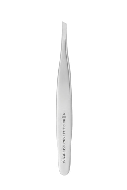 Staleks Pro Eyebrow Tweezers Expert 20 Type 4 Small Beveled (TE-20/4)