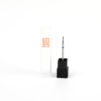 Shape It Up Diamond Milling Bit Sharp Mini Flame 1.6mm Blue (Manicure Pedicure)
