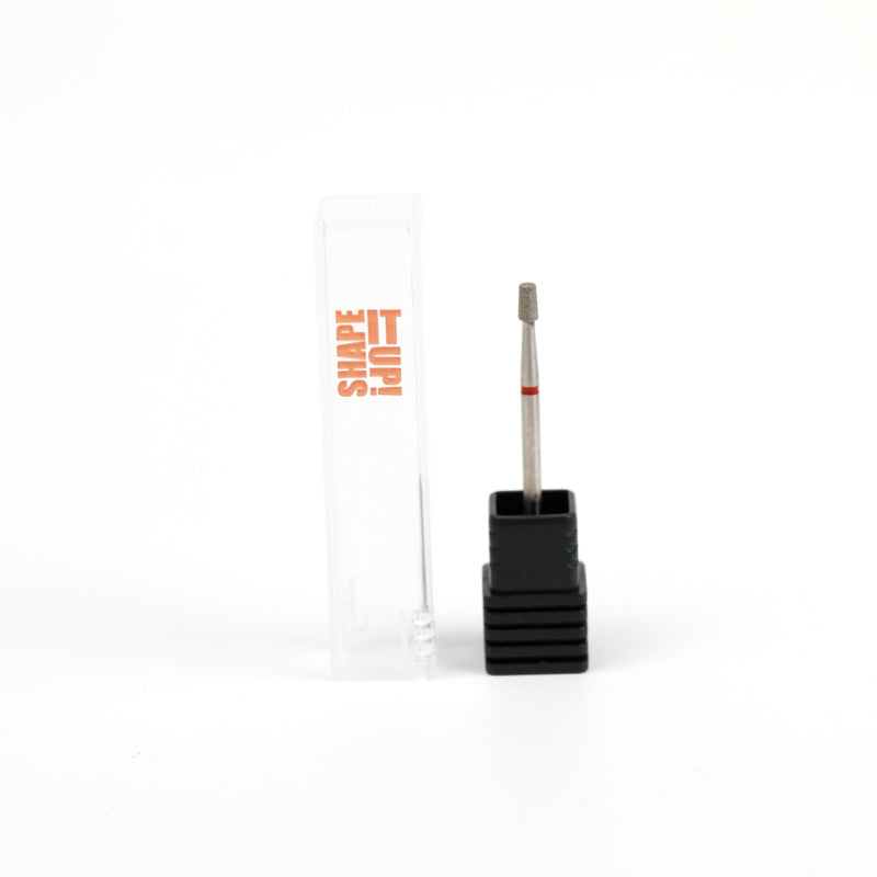 Shape It Up Diamond Frees Bit Short Wide Frustum 2.5mm Red (Manicure Pedicure)