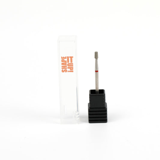 Shape It Up Diamond Frees Bit Short Wide Frustum 2.5mm Red (Manicure Pedicure)