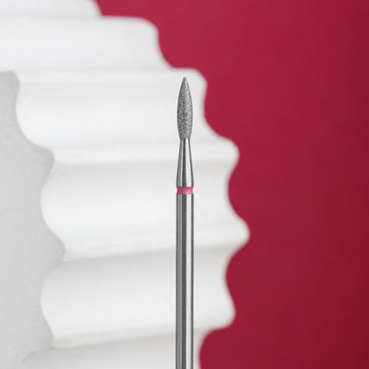 Staleks Diamond Bit Flame Sharp Red 2.1mm (Manicure Pedicure) (FA11R021/8K)