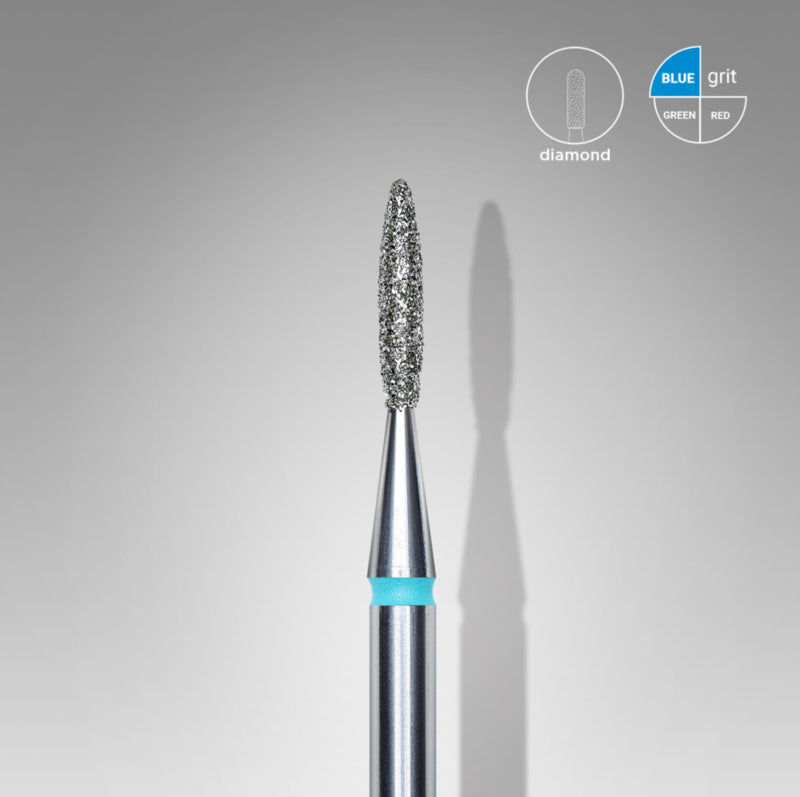 Staleks Diamond Bit Flame Sharp Blue 1.6mm (Manicure Pedicure) (FA11B016/8K)