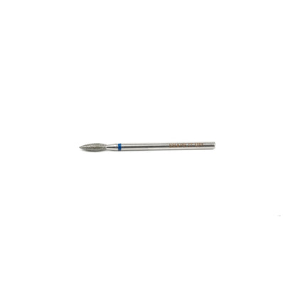 Shape It Up Diamond Frees Bit Long Sharp Flame 2.5mm Blue (Manicure Pedicure)