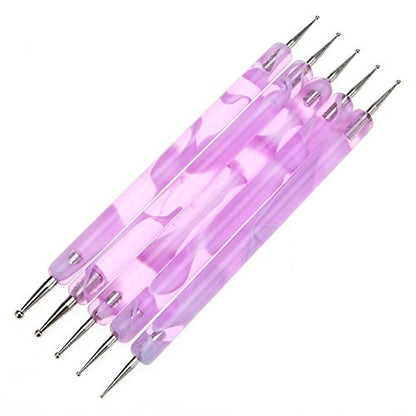 Shape It Up Nail Art Dotting Tools 5 Pieces