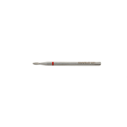 Shape It Up Diamond Frees Bit Sharp Mini Flame 1.4mm Red (Manicure Pedicure)