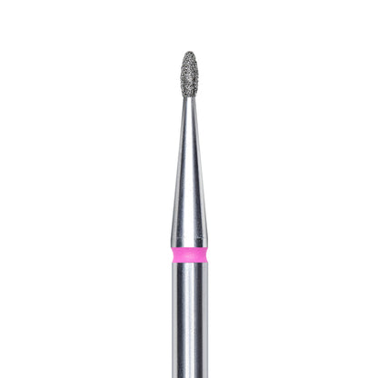 Staleks Diamond Bit Rounded Drop Red 1.2mm (Manicure Pedicure) (FA50R012/3K)