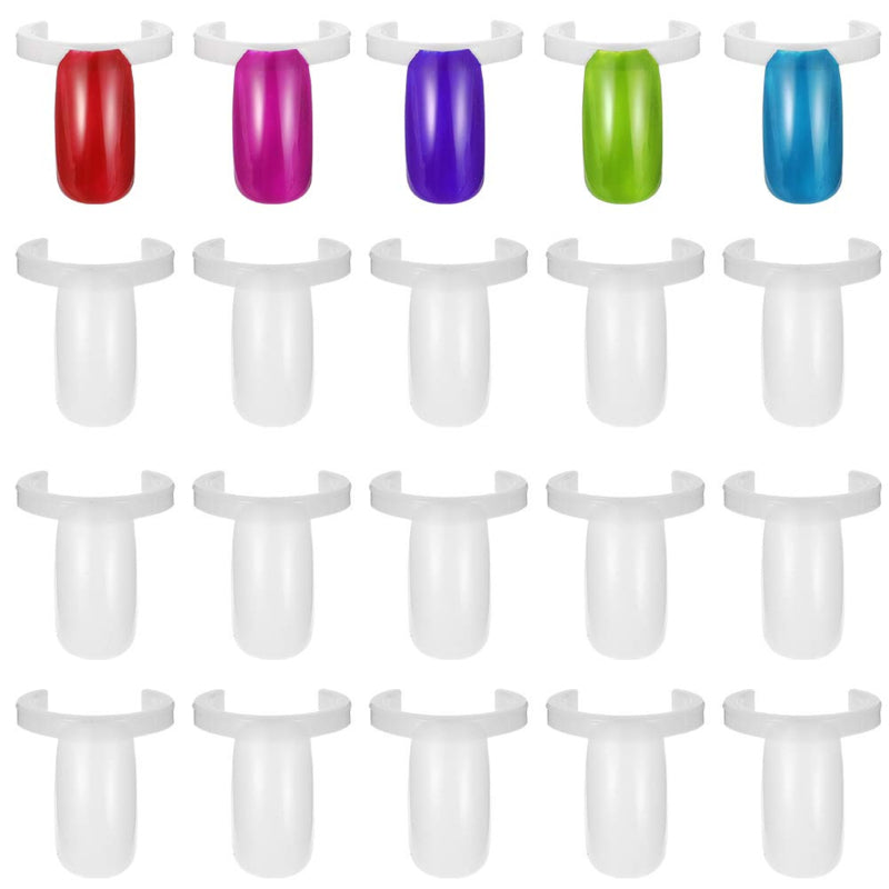 Shape It Up Color Pop Rings For Gel Polish Bottle 50 Pieces