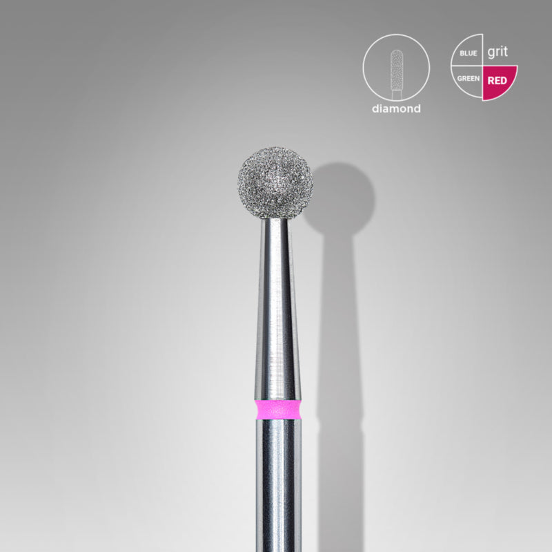 Staleks Diamond Bit Ball Red 4.0mm (Manicure Pedicure) (FA01R040K)