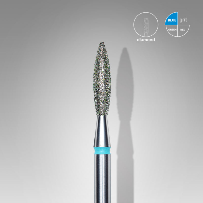 Staleks Diamond Bit Flame Blue 2.3mm (Manicure Pedicure) (FA10B023/10K)