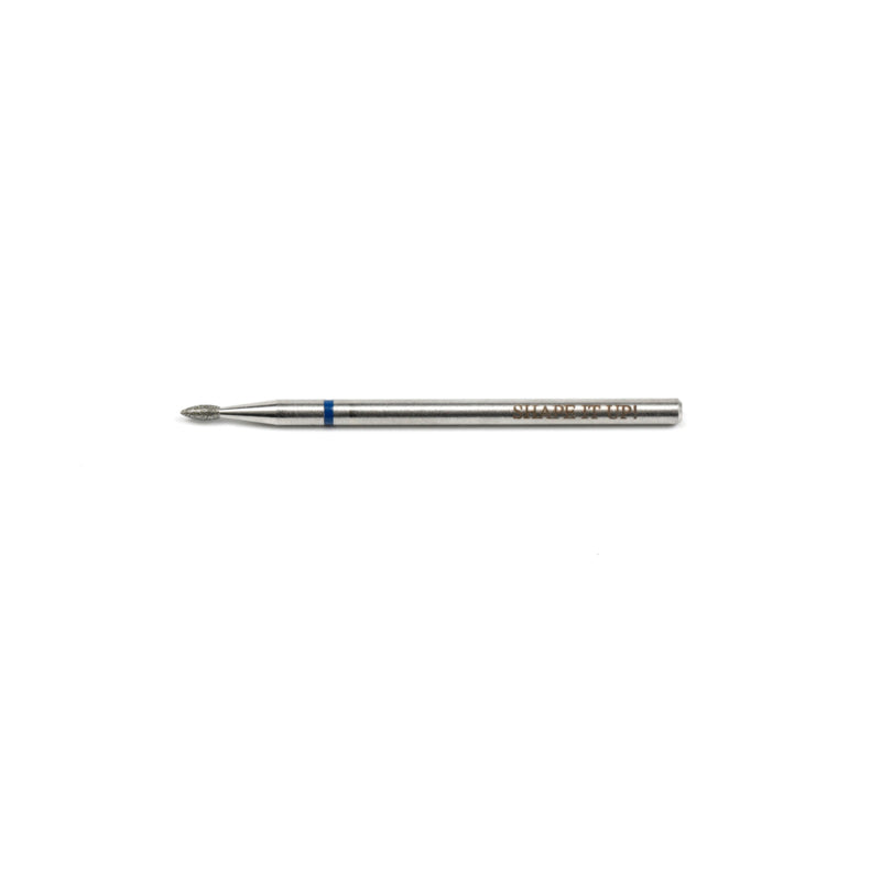 Shape It Up Diamond Milling Bit Sharp Mini Flame 1.6mm Blue (Manicure Pedicure)