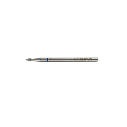 Shape It Up Diamond Milling Bit Sharp Mini Flame 1.6mm Blue (Manicure Pedicure)