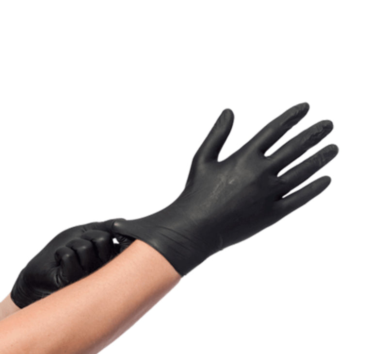 Nitrile Gloves Black Size XS 100 Pieces