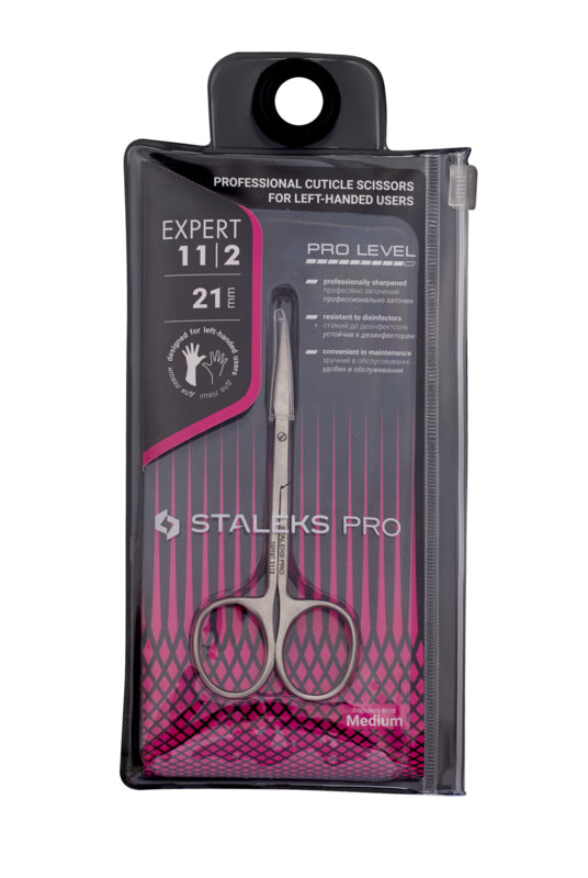 Staleks Professional Cuticle Scissors Expert 11 Type 2 Left-Handed (SE-11/2)
