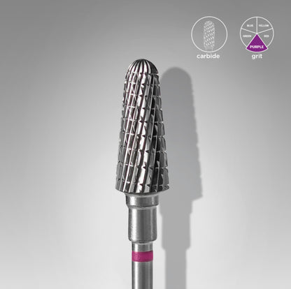 Staleks Carbide Nail Drill Bit Frustum Purple 6.0mm (FT70V060/14)