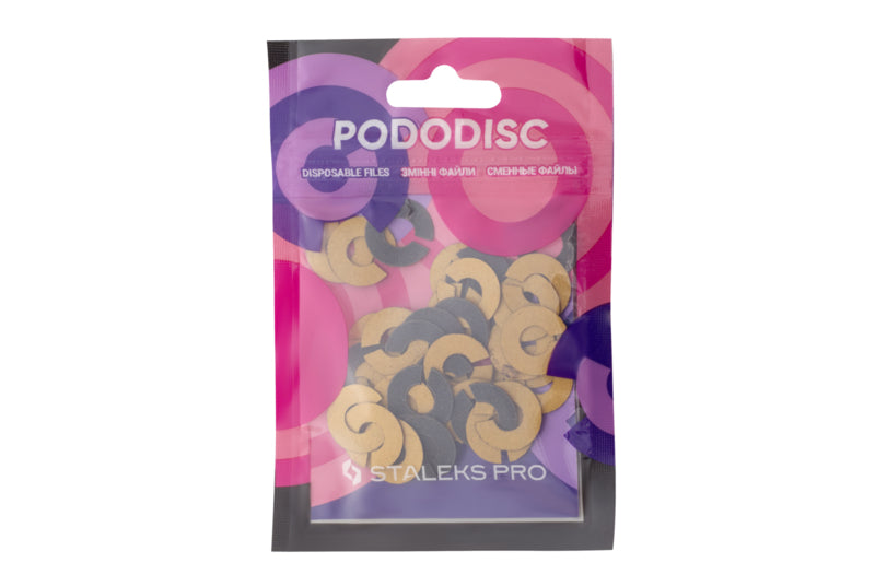 Staleks Ring-Shaped Refill Pads For Pododisc S Black (50 pc) (PDFR-15-series)