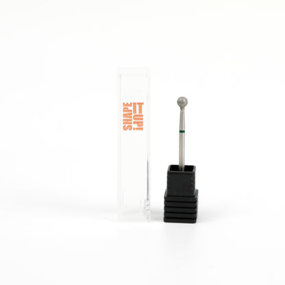 Shape It Up Diamond Milling Bit Ball 4.0mm Green (Manicure Pedicure)