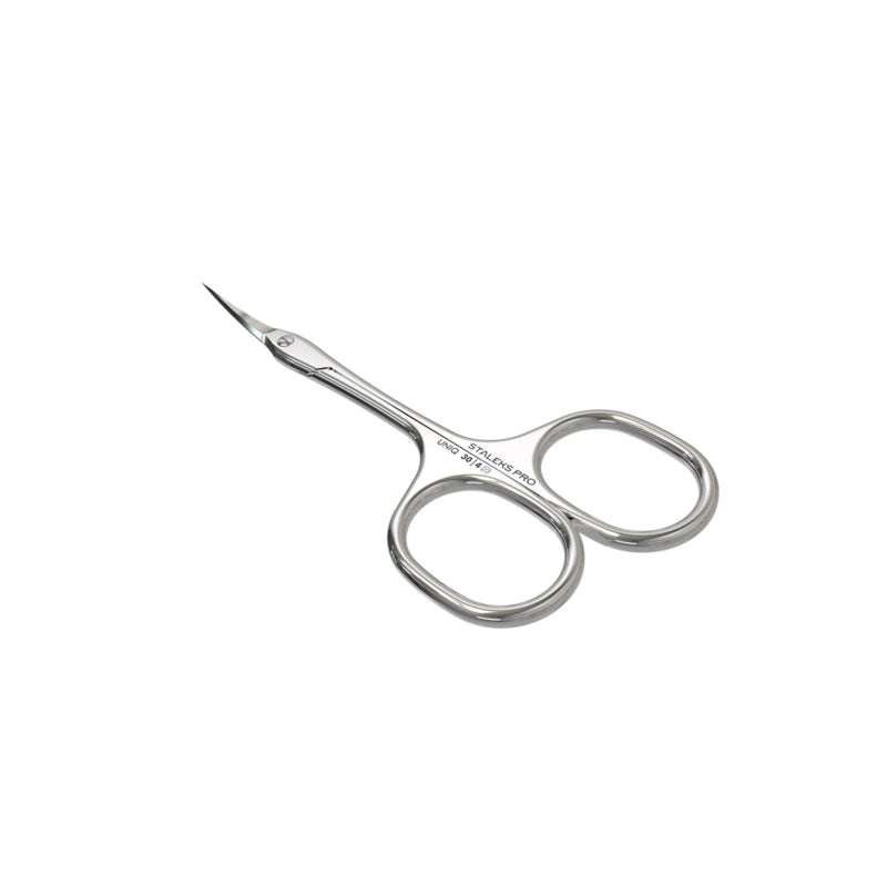 Staleks Professional Cuticle Scissors Asymmetric UNIQ 30 Type 4 (SQ-30/4)
