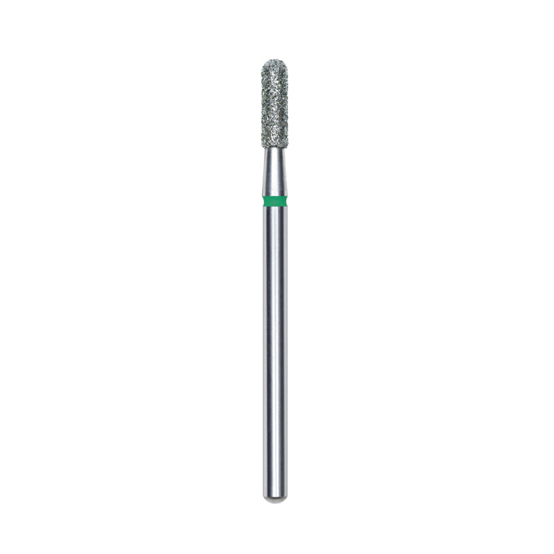 Staleks Diamond Bit Rounded Cylinder Green 2.3mm (Manicure Pedicure) (FA30G023/8K)