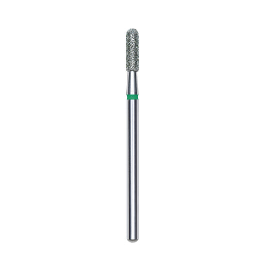 Staleks Diamond Bit Rounded Cylinder Green 2.3mm (Manicure Pedicure) (FA30G023/8K)