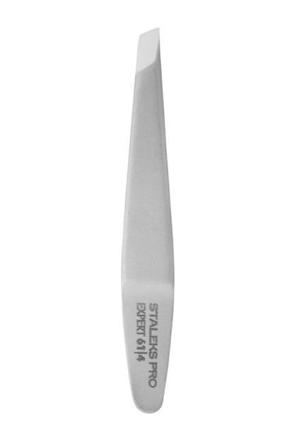 Staleks Pro Eyebrow Tweezers Expert 61 Type 4 Narrow Slanted (TE-61/4)