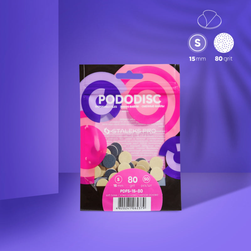 Staleks Refill Pads For Pododisc S Black (50 pc) (PDF-15 Series)
