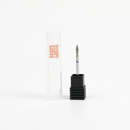 Shape It Up Diamond Frees Bit Stompe Flame 2.1mm Blue (Manicure Pedicure)