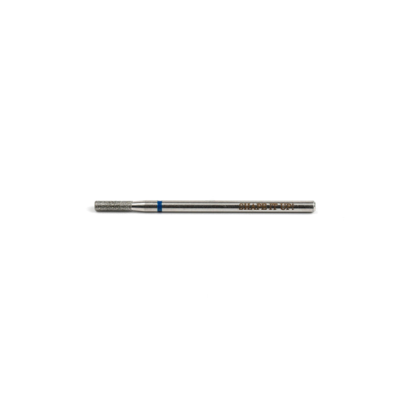 Shape It Up Diamond Frees Bit Narrow Cylinder Flat Top 1.2mm Blue (Manicure Pedicure)