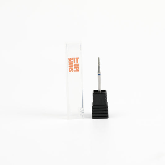 Shape It Up Diamond Frees Bit Cylinder Flat Top Medium 2.0 mm Blue (Manicure Pedicure)