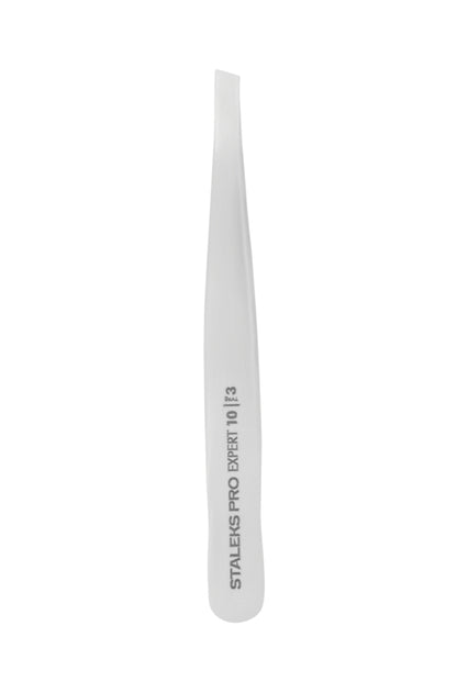 Staleks Pro Eyebrow Tweezers Expert 10 Type 3 Wide Slanted (TE-10/3)