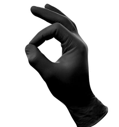 Nitrile Gloves Black Size XS 100 Pieces