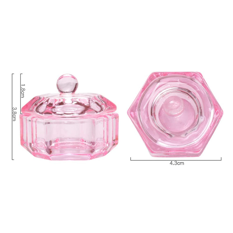 Shape It Up Dappendish Pink Glass