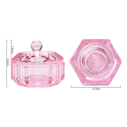 Shape It Up Dappendish Pink Glass