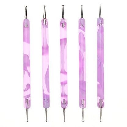 Shape It Up Nail Art Dotting Tools 5 Pieces