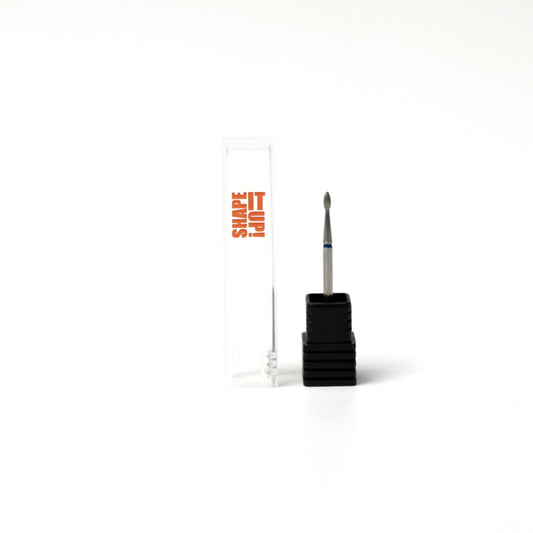 Shape It Up Diamond Frees Bit Sharp Mini Flame 1.8mm Blue (Manicure Pedicure)